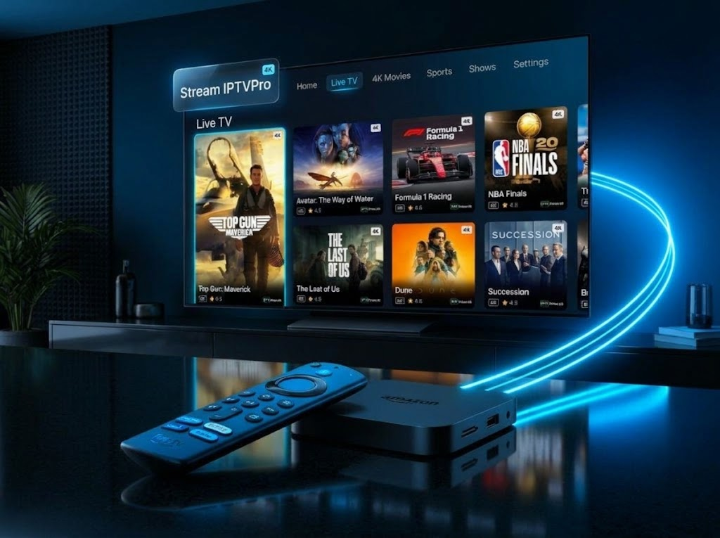 Pedro IPTV streaming setup on a smart TV